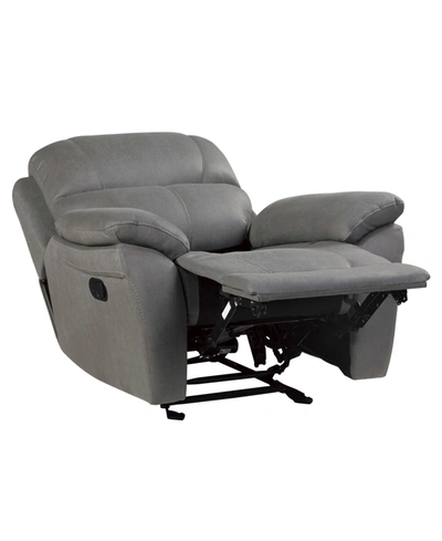 Shop Homelegance Ulrich Reclining Chair In Gray