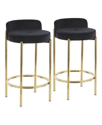 Shop Lumisource Chloe Counter Stool In Black