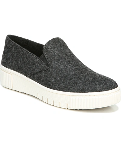 Shop Soul Naturalizer Tia Slip-on Sneakers Women's Shoes In Dark Grey Felt