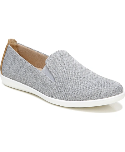 Shop Lifestride Next Level Slip-ons Women's Shoes In Grey Knit