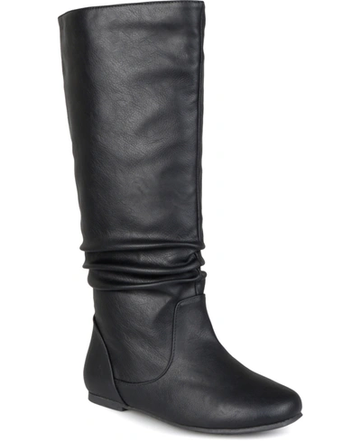 Shop Journee Collection Women's Jayne Wide Calf Boots In Black