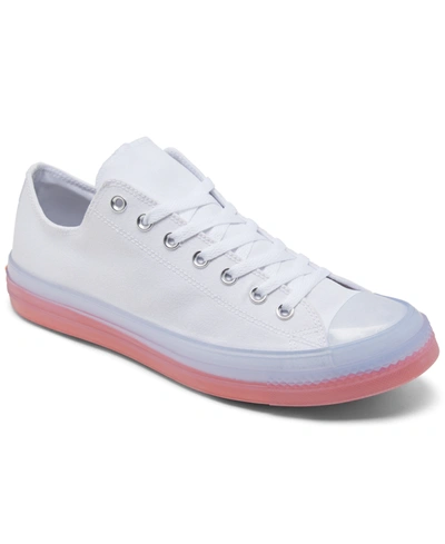 Shop Converse Men's Chuck Taylor All Star Cx Casual Sneakers From Finish Line In White/white