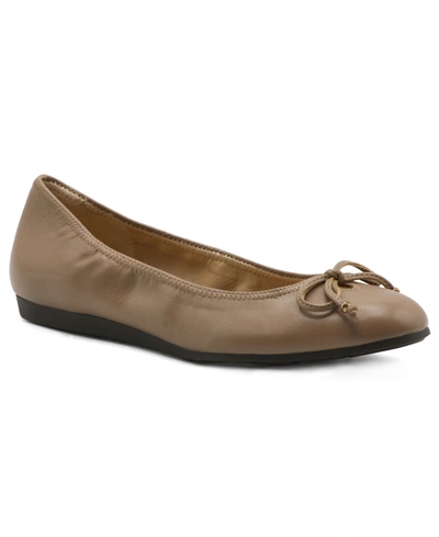 Shop Mootsies Tootsies Women's Cameo Ballet Flats Women's Shoes In Sand