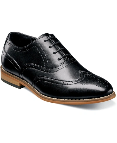 Shop Stacy Adams Big Boy Dunbar Wingtip Oxford Shoe In Black