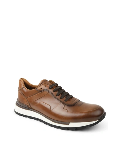 Shop Bruno Magli Men's Davio Jogger Sneakers Men's Shoes In Gray Leather