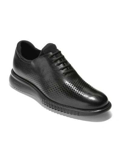 Shop Cole Haan Men's 2.zerogrand Laser Wing Oxford Shoes Men's Shoes In Black/black