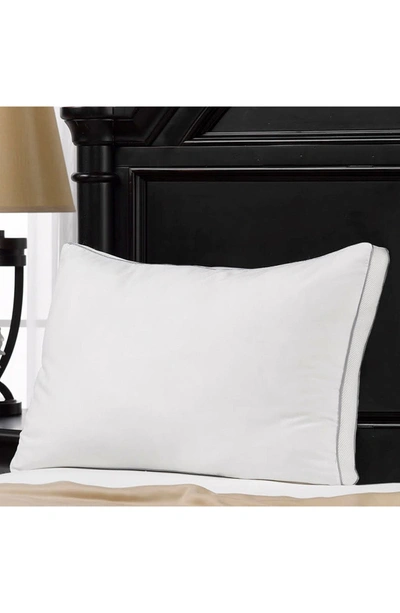 Ella Jayne Home Memory Fiber Pillow 100% Cotton Luxurious Mesh Gusseted Shell All Sleeper Pillow In White