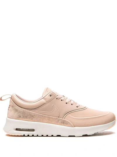 Nike Air Max Thea Premium Trainers In Nude | ModeSens