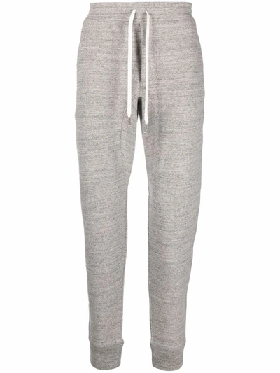 Shop Tom Ford Grey Fleece Track Trousers