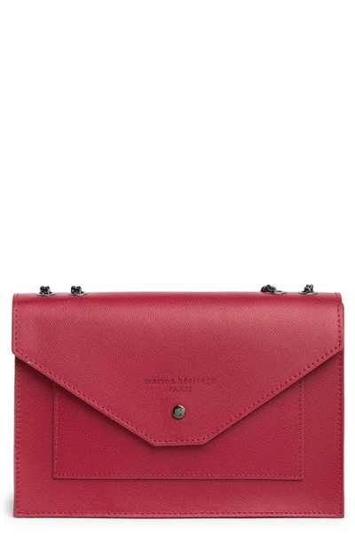 Shop Maison Heritage Sac Bandouliere Crossbody Bag In Red