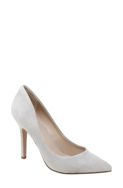 Shop Charles By Charles David Maxx Pointed Toe Pump In Grey Suede