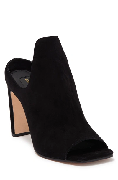 Shop Donna Karan Sutton Suede Mule Sandal In Black