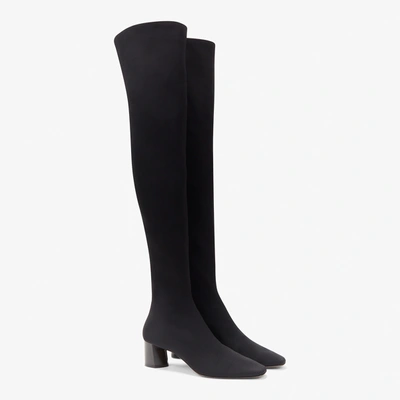 Shop M.m.lafleur The Nina Boot - 3d-knit In Black