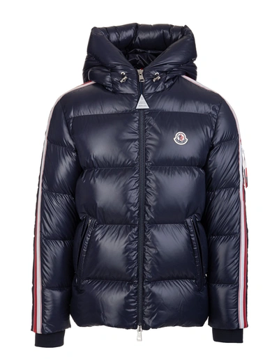 Moncler Dincer Nylon Laquè Down Jacket In Blue | ModeSens