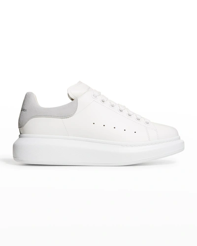 Shop Alexander Mcqueen Oversized Sneakers In White Dove Grey