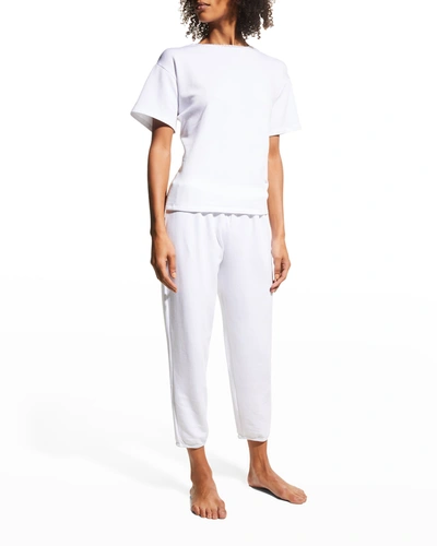 Shop Andine Esme French-terry Tee In White