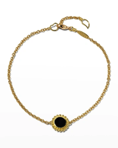Shop Lagos 18k Covet Onyx 7mm Chain Bracelet
