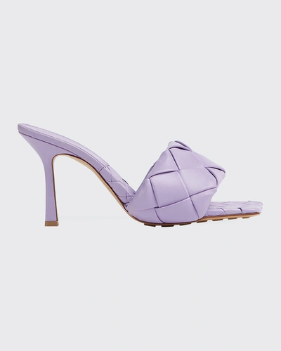 Shop Bottega Veneta The Lido Sandals In Wisteria