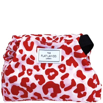 THE FLAT LAY CO. DRAWSTRING BAG - PINK LEOPARD FLCMB-EV-PLE