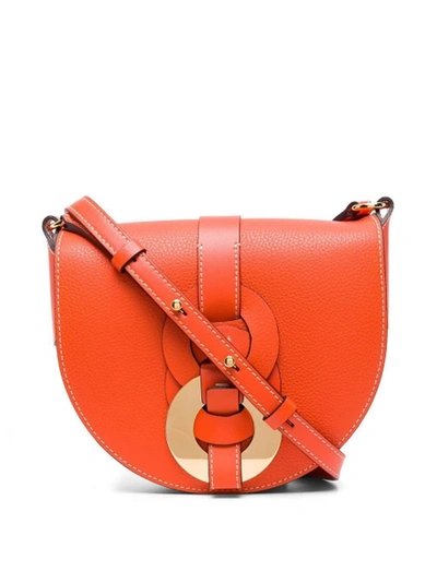 Shop Chloé Small Darryl Saddle Bag Radiant Orange