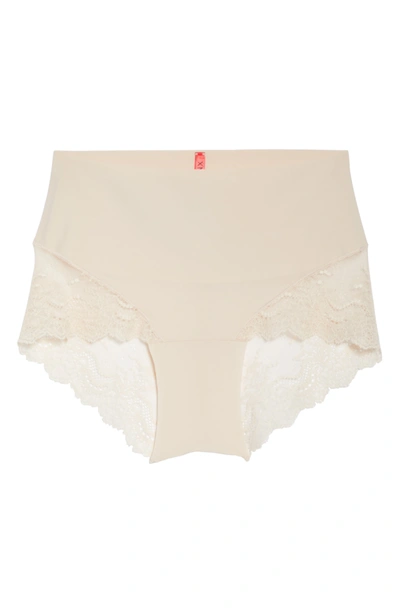 Shop Spanx ® Undie-tectable Lace Hi-hipster Panties In Creme Blush