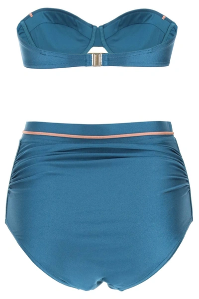 Shop Zimmermann Cassia Bikini In Blue