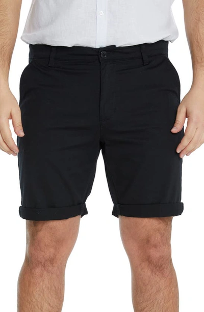 Shop Johnny Bigg Charlie Canvas Shorts In Black