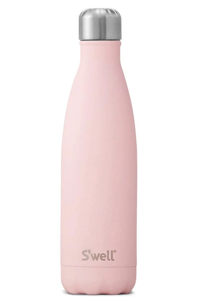 Shop S'well 17-ounce Insulated Stainless Steel Water Bottle In Pink Topaz