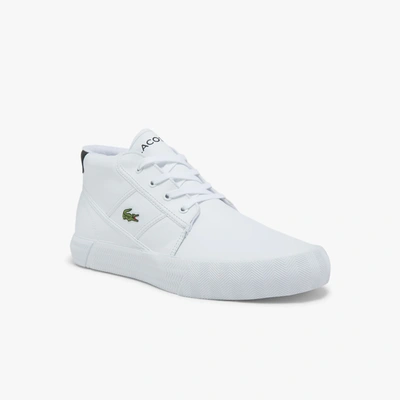 lacoste chukka white