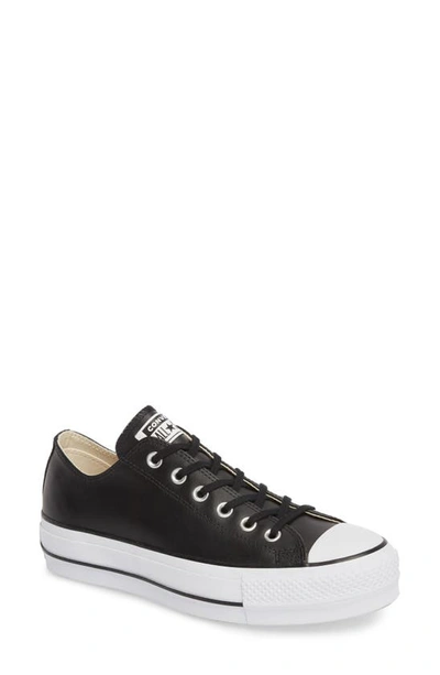 Shop Converse Chuck Taylor® All Star® Platform Sneaker In Black/ Black Leather
