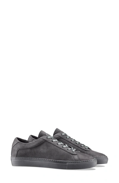 Shop Koio Capri Leather Sneaker In Charcoal