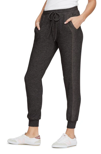 Shop Michael Stars Drawstring Pull-on Pants In Charcoal