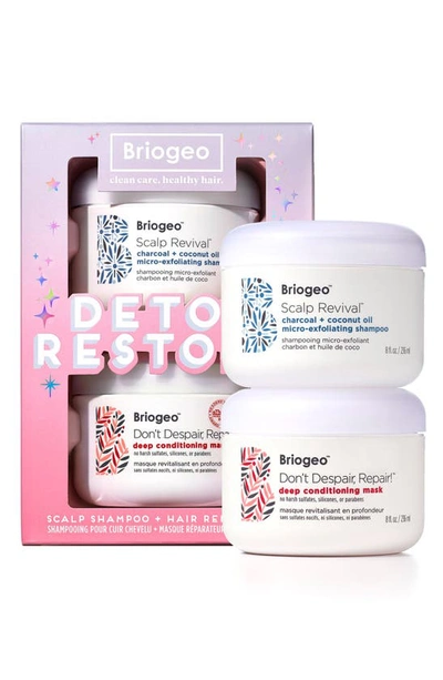 Shop Briogeo Full Size Detox & Restore Hair Care Set