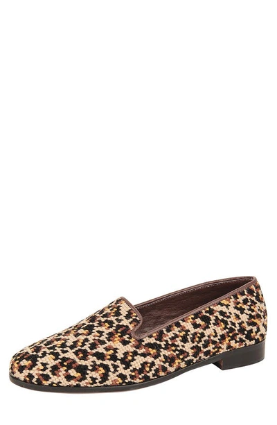 By Paige Needlepoint Mini Leopard Flat In Leopard