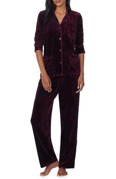 RALPH LAUREN STRETCH VELVET PAJAMAS LN92138
