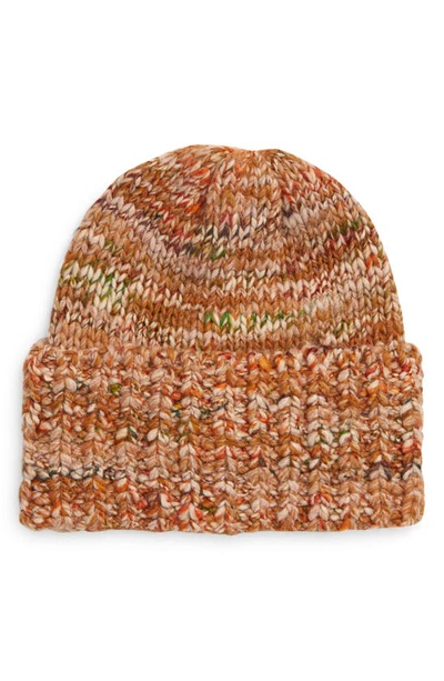 Shop Madewell Chunky Cuffed Beanie In Muted Shell
