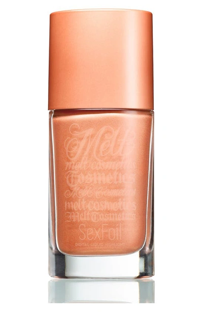 Shop Melt Cosmetics Sexfoil Digital Liquid Highlighter In Peaches N Cream
