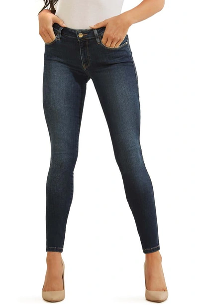 Shop Guess Sexy Curve Skinny Jeans In Cumb-brown