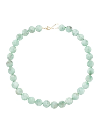 Shop Jia Jia Women's Atlas Jade Crystal Sphere Necklace In Green