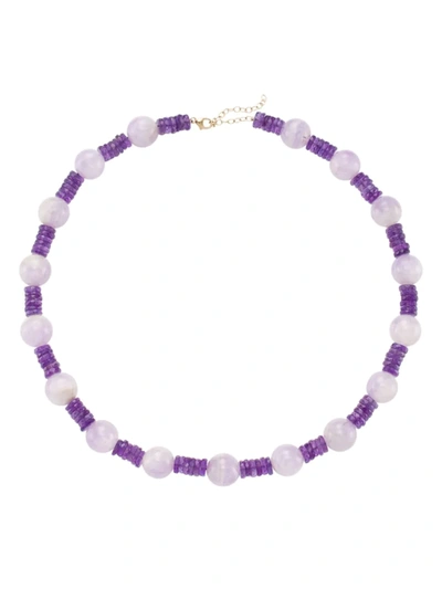 Shop Jia Jia Women's Atlas Amethyst Candy Necklace In Purple