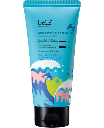 Shop Belif Aqua Bomb Jelly Cleanser, 5.41-oz. In No Color