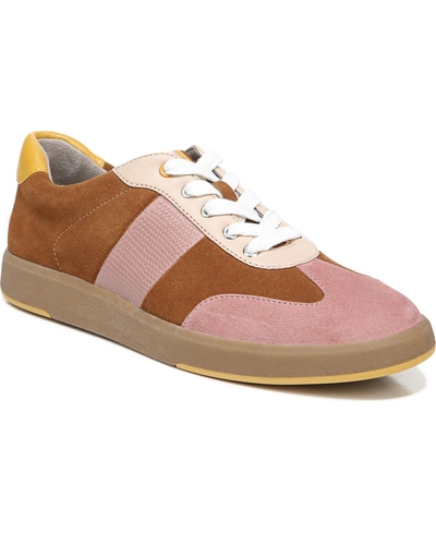 Shop Naturalizer Evin-lace Sneakers Women's Shoes In Tan Coral Leather/suede