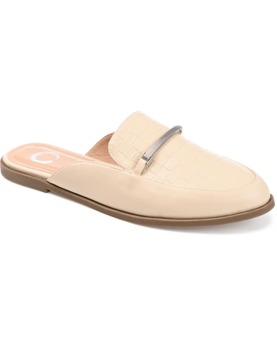 Shop Journee Collection Women's Rubee Mules In Off White