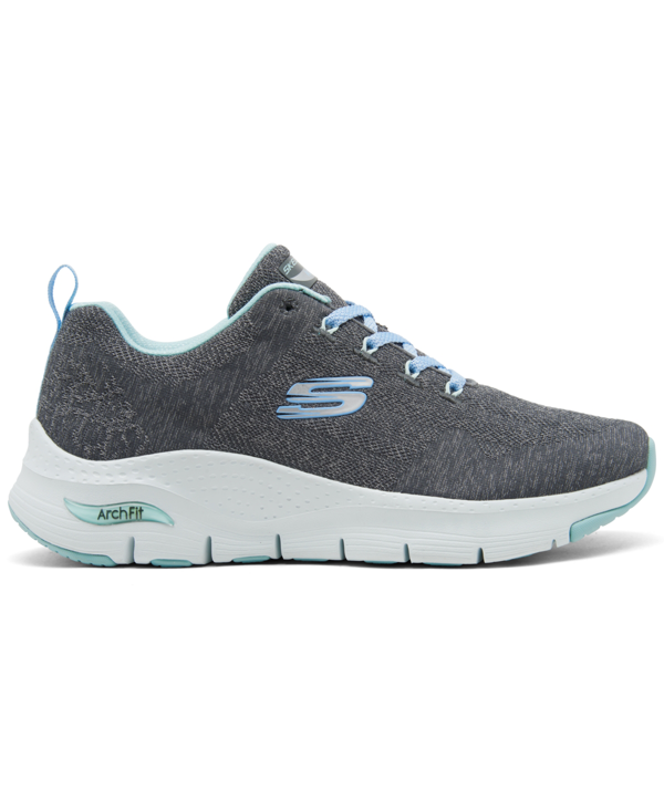 Skechers Women's Arch Fit Comfy Wave Arch Support Walking Sneakers