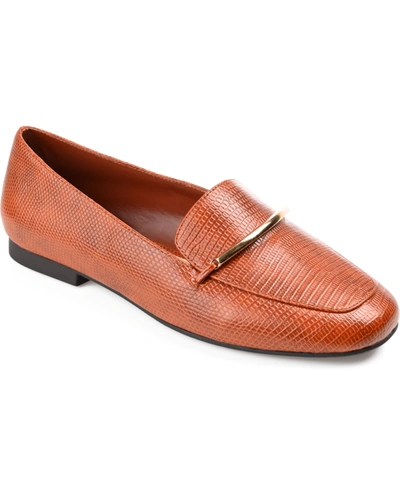 Shop Journee Collection Women's Wrenn Slip On Loafers In Tan