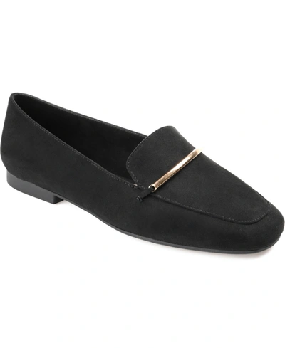 Shop Journee Collection Women's Wrenn Slip On Loafers In Black