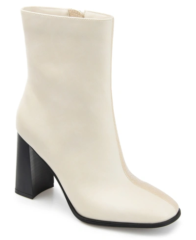Journee Collection Collection Women's Tru Comfort Foam January Bootie In Ivory