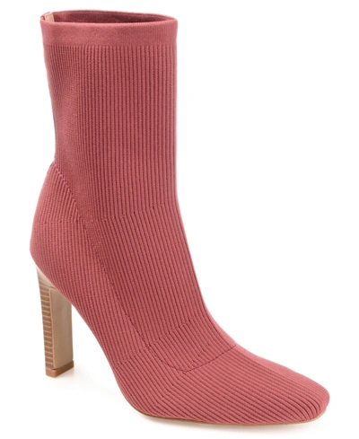 Journee Collection Women's Elissa Booties In Clay