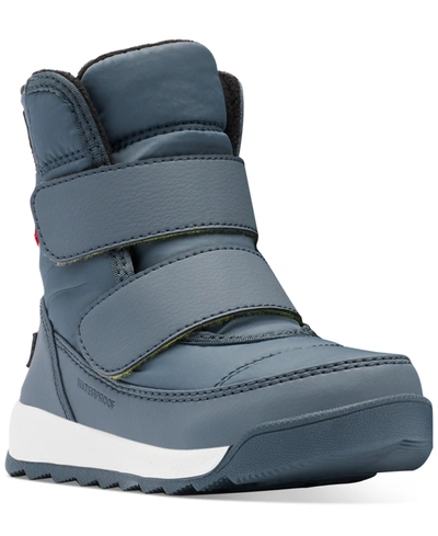 Shop Sorel Little Kids Whitney Ii Strap Boots Women's Shoes In Uniform Blue/cherrybomb