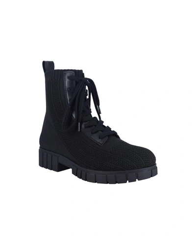 Shop Impo Women's Bellamy Lug Sole Utility Boots Women's Shoes In Black